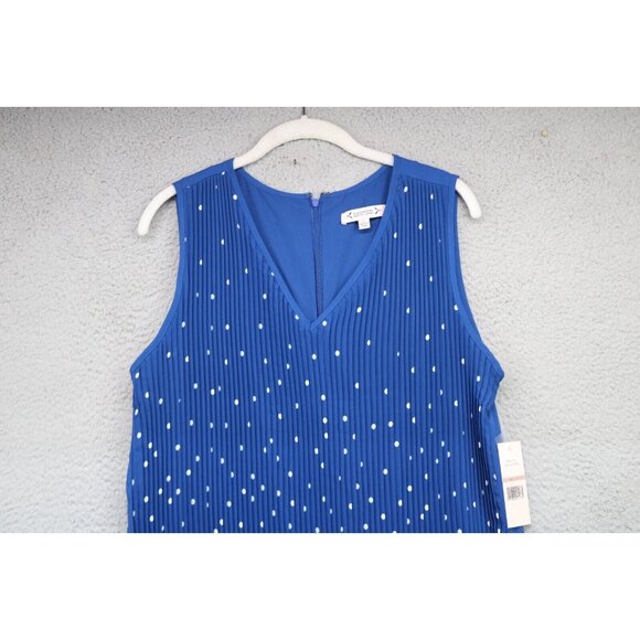 Nanette Lepore Sleeveless Pleated Dress-Size 12-NWT-Chiffon-Lined-Fairy - Picture 2 of 11